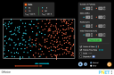 Screenshot of the simulation Diffusion