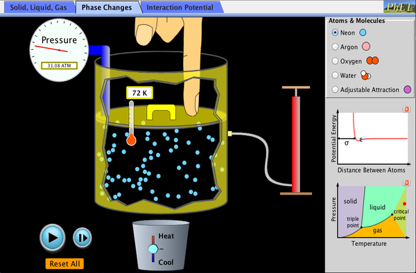 States of Matter Screenshot