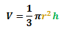 formula for the volume of a sphere