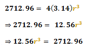 solving for r