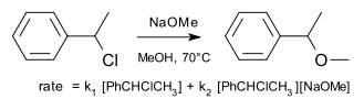 File:1-phenylethylchloride methanolysis.svg