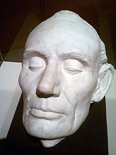 Life cast of Lincoln, spring 1860 by Leonard Volk.