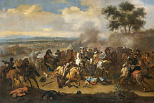 Painting of a battle scene