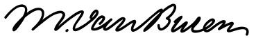 File:Martin Van Buren Signature2.svg