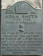 A plaque of Smith