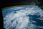 Space Shuttle Atlantis in the sky on July 21, 2011, to its final landing.jpg