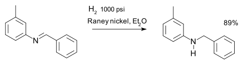 Imine hydrogenation